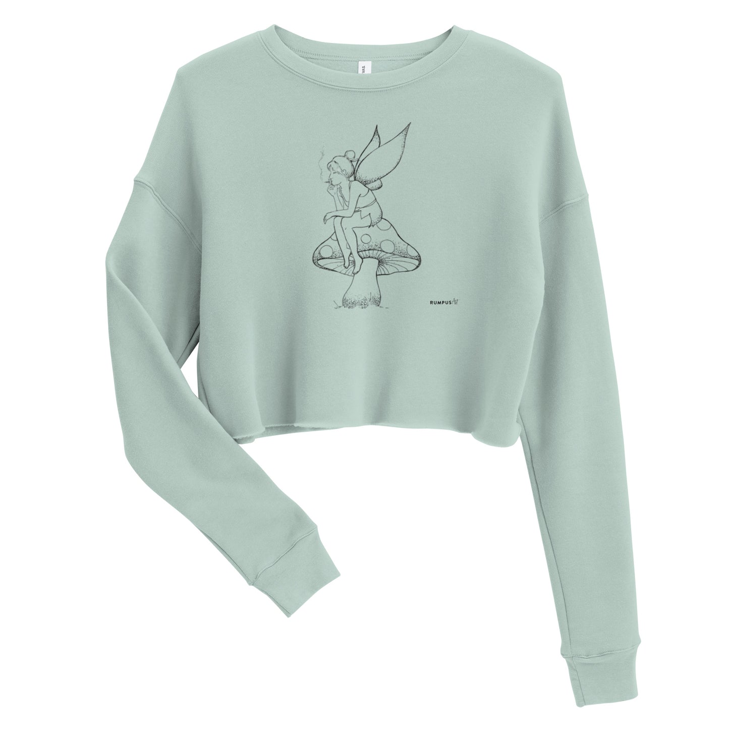'Permission' Crop Sweatshirt
