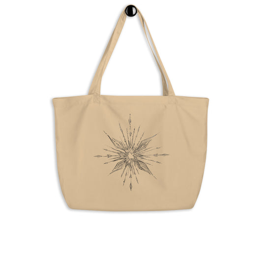 'Complexity' Large organic tote bag