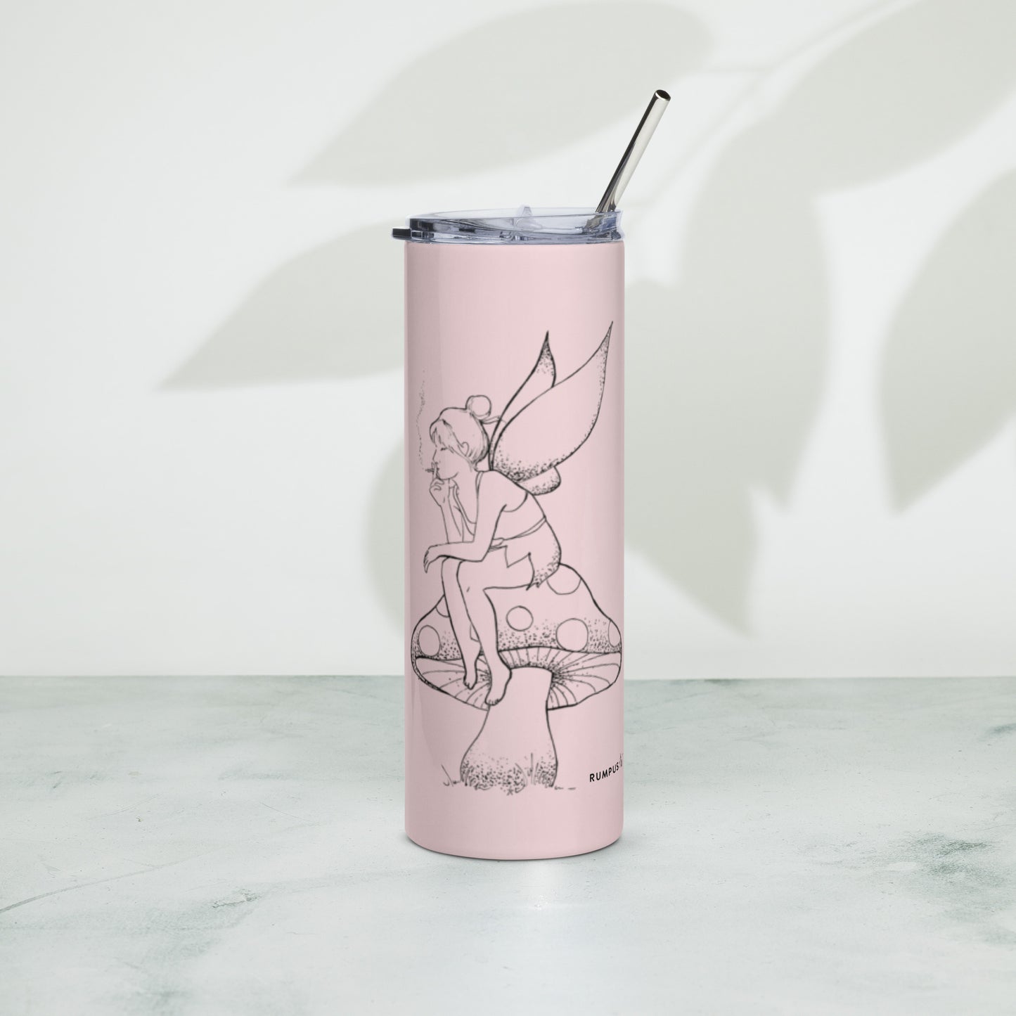 'Permission' Stainless steel tumbler