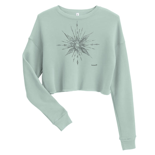 'Complexity' Crop Sweatshirt