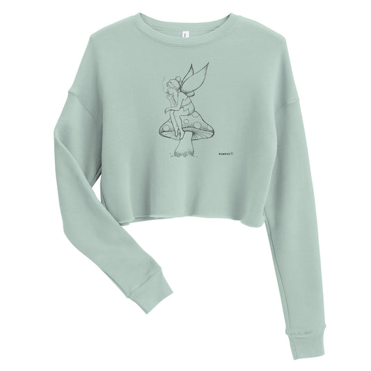 'Permission' Crop Sweatshirt