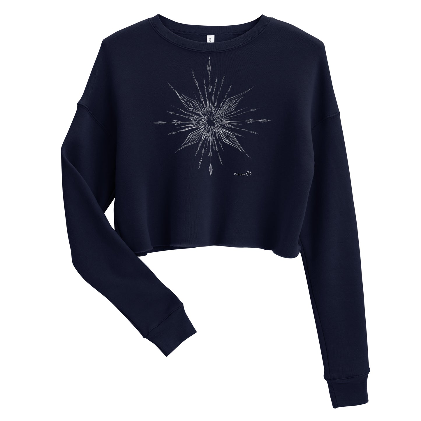 'Complexity' Crop Sweatshirt